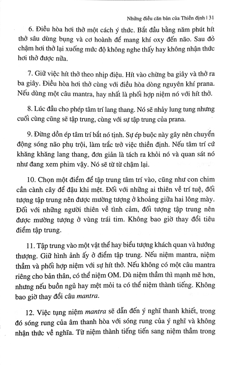 Sách - Thiền Định và Mantra