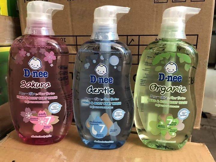 Sữa tắm gội toàn thân Dnee 380ml