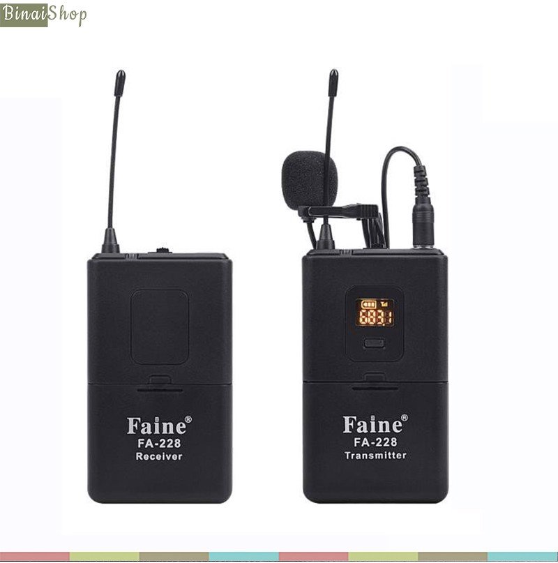 Faine FA-228 - Micro không dây VHF cho máy ảnh, điện thoại