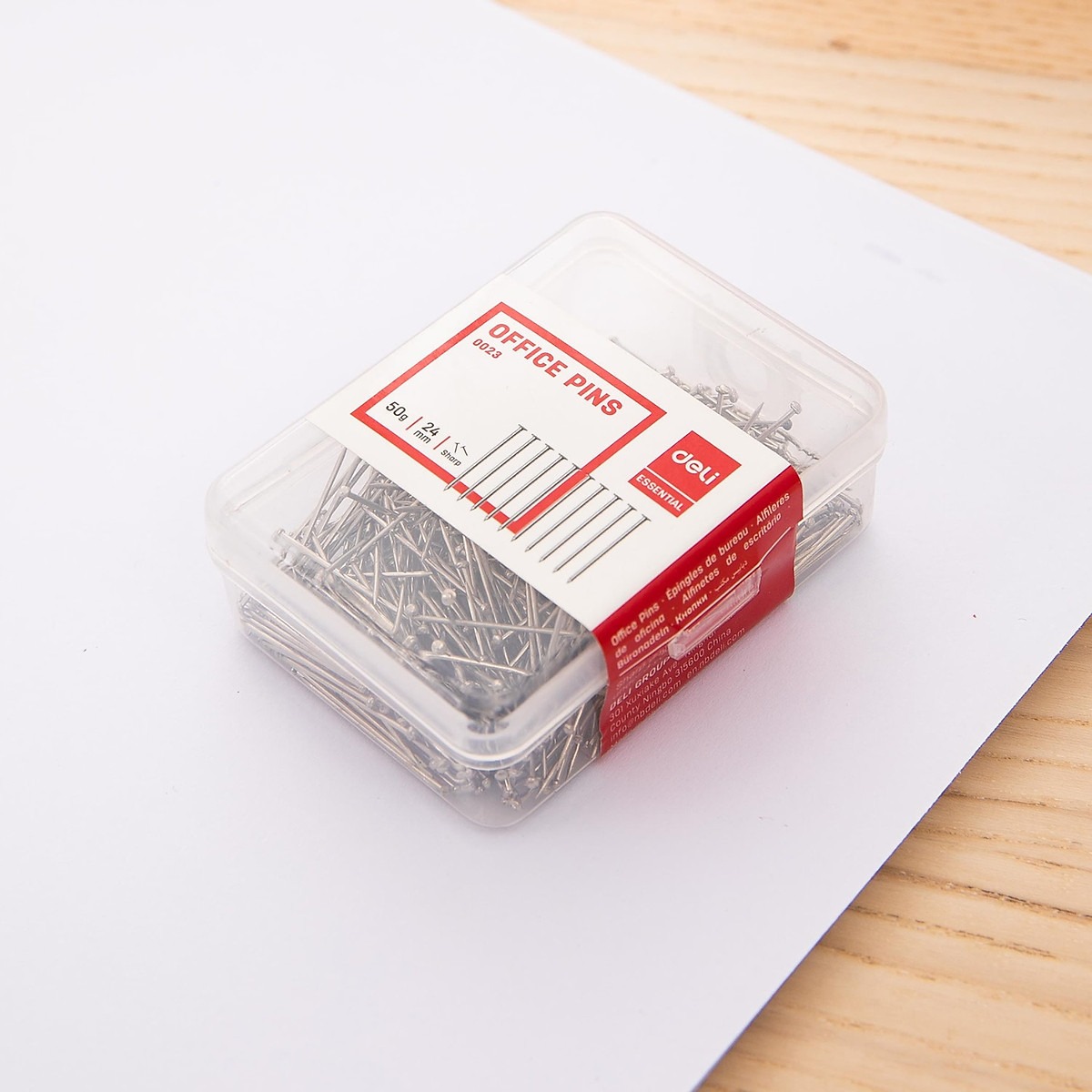 Đinh Ghim, Ghim Cài Nhọn Deli E0023 Hợp Kim Thép Cao Cấp Cứng Cáp