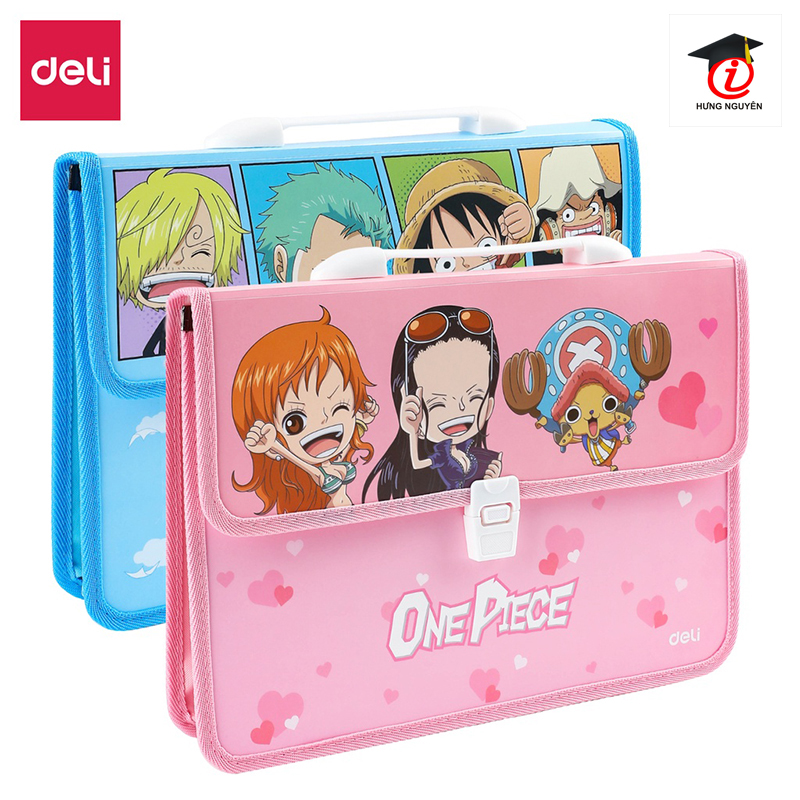 Cặp học sinh 2 ngăn  One Piece  F620 (Deli)