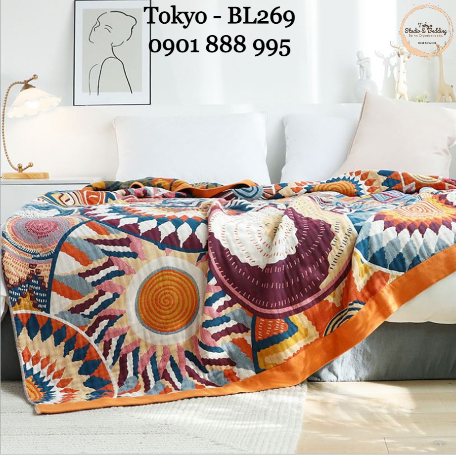 A40_Chăn Xô Organic Cotton Dòng Cao Cấp