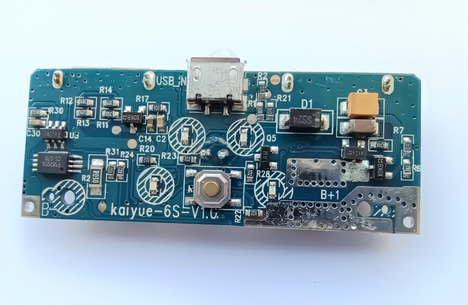 Mạch sạc dự phòng 2 cổng USB 2A Xanh dương (KV0014)