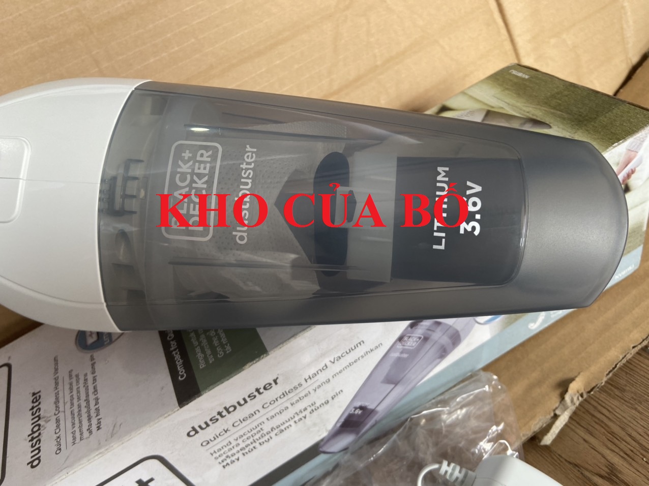 Máy hút bụi 3.6V B&D NVB115J-B1