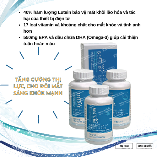 Viên uống bổ mắt Besture Hàn Quốc