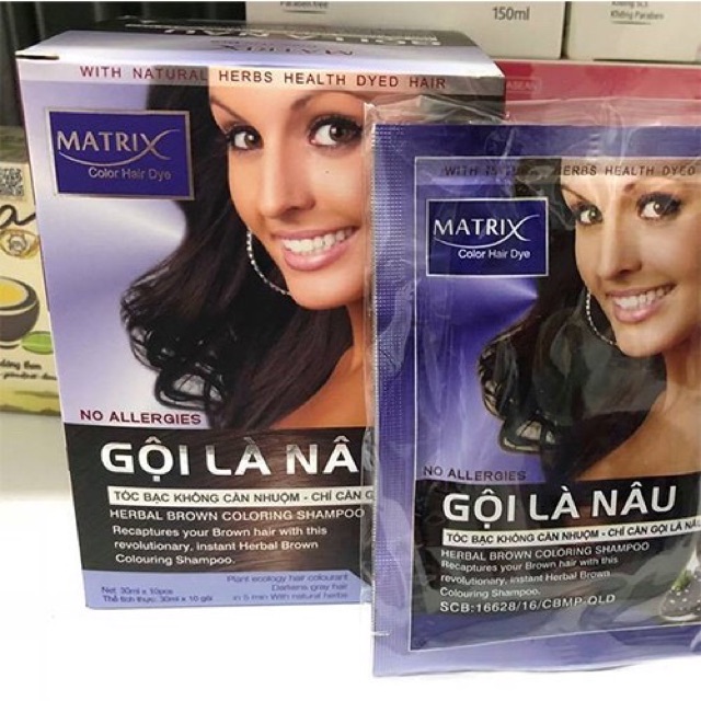 Gội là nâu Matrix - Gói lẻ 30ml