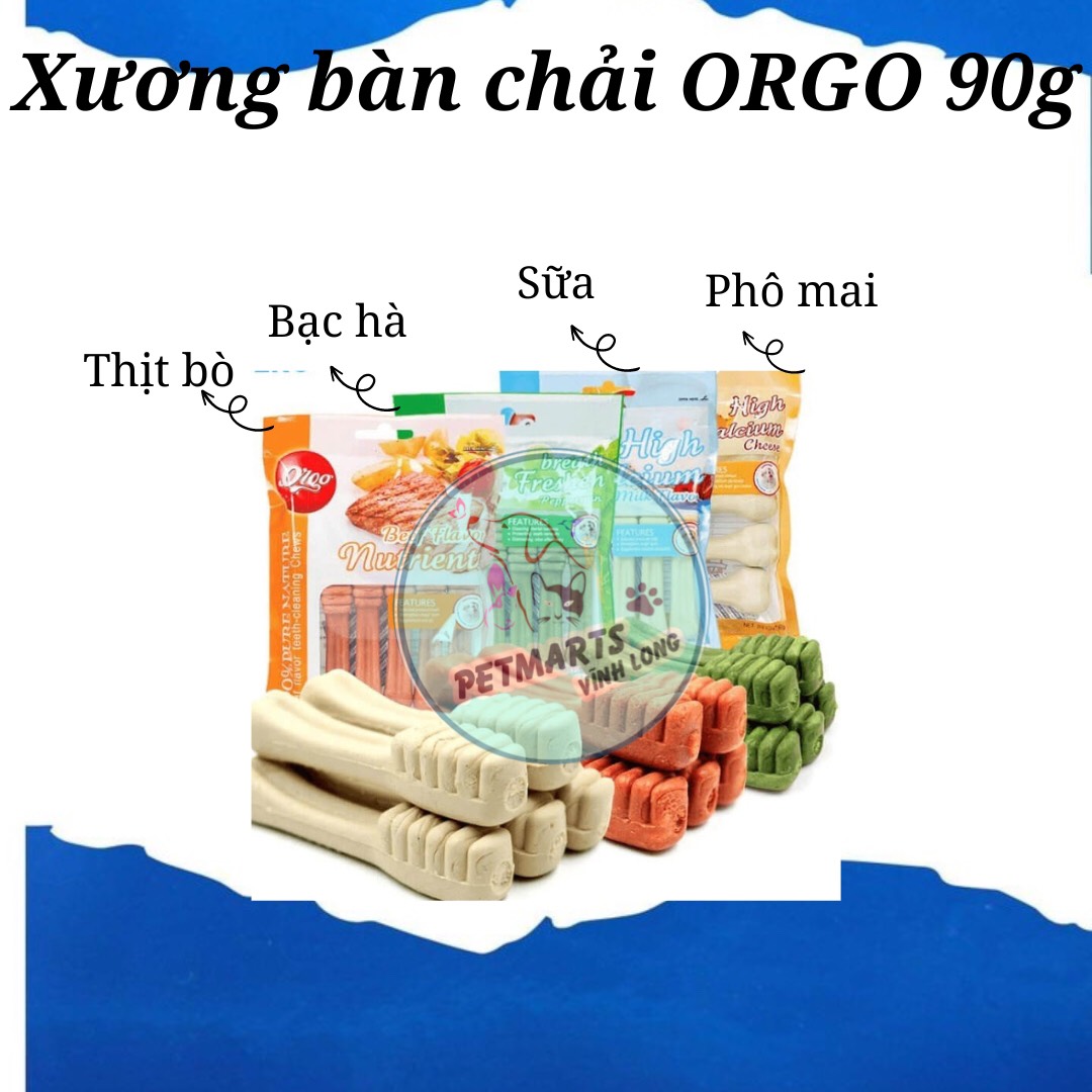 Xương gặm sạch răng thơm miệng cho boss orgo