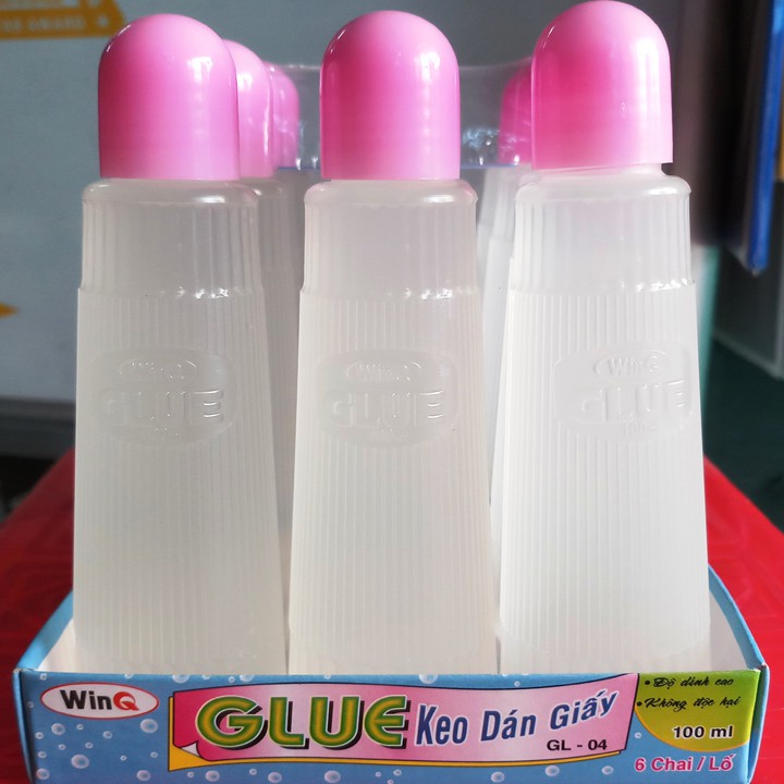 01 Chai hồ nước dán giấy WinQ 30ml/100ml