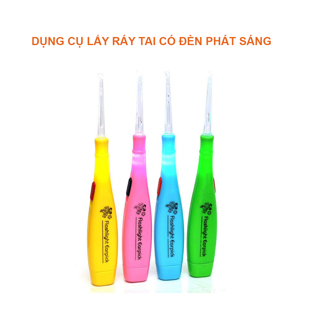 Dụng cụ lấy ráy tai có đèn phát sáng