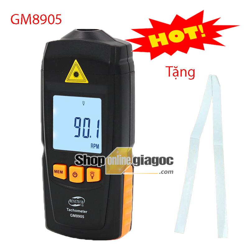 Máy đo tốc độ vòng quay benetech gm8905