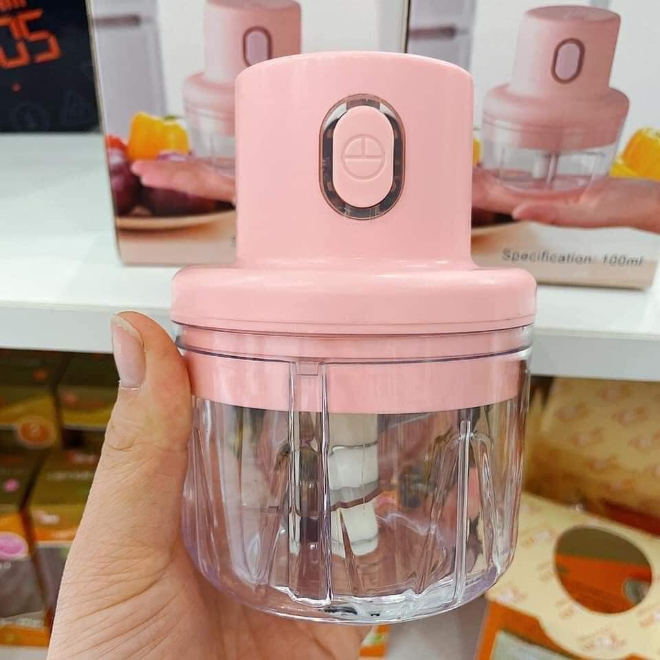 Máy xay thịt, củ, rau đa năng mini cầm tay tiện dụng