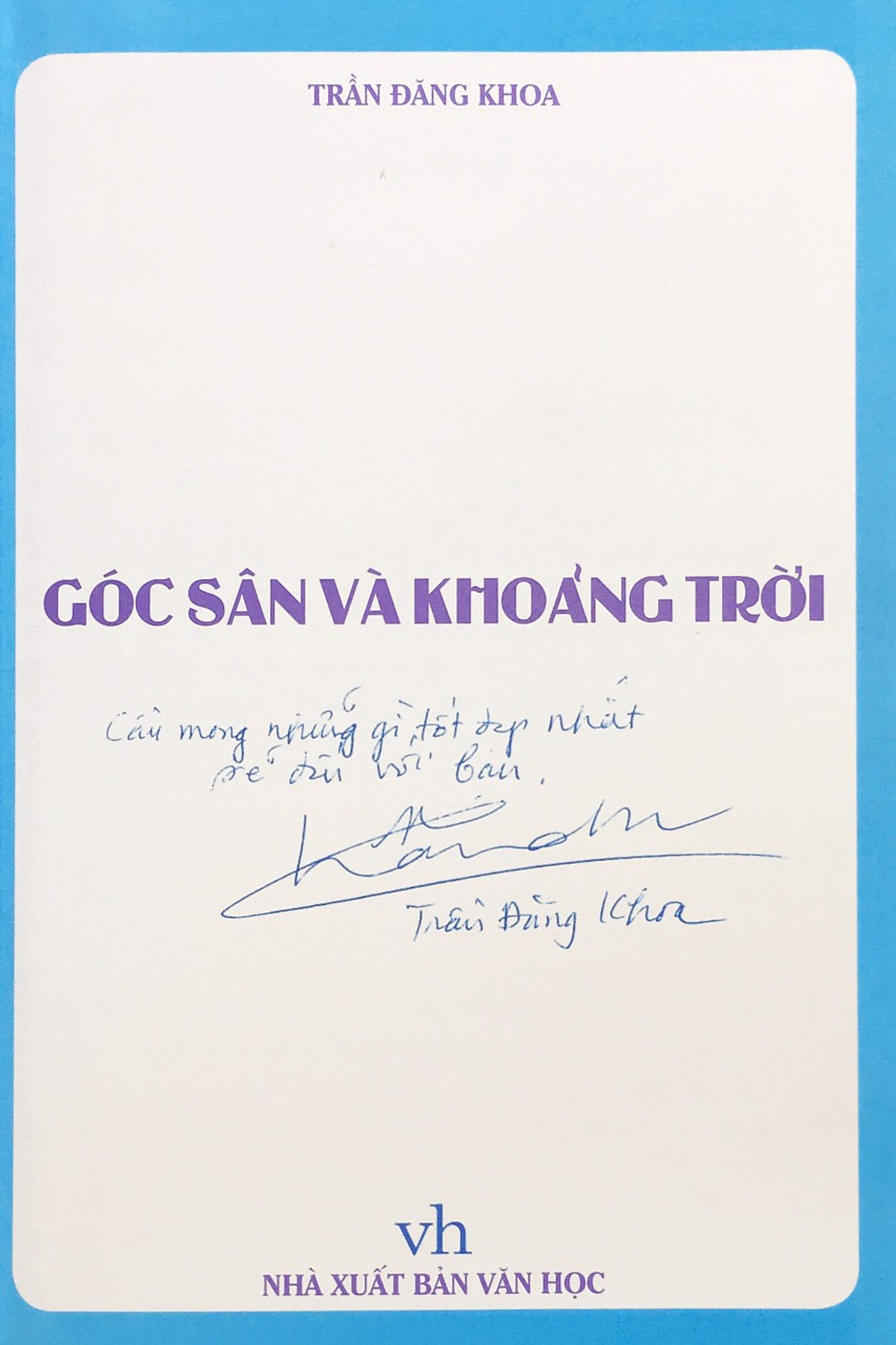 [ Sách Chính Hãng ] Góc sân và khoảng trời - NTbooks