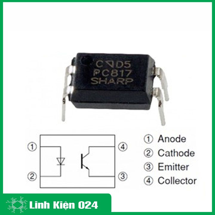 Opto PC817 Sharp 5V 5mA DIP4 / SOP4
