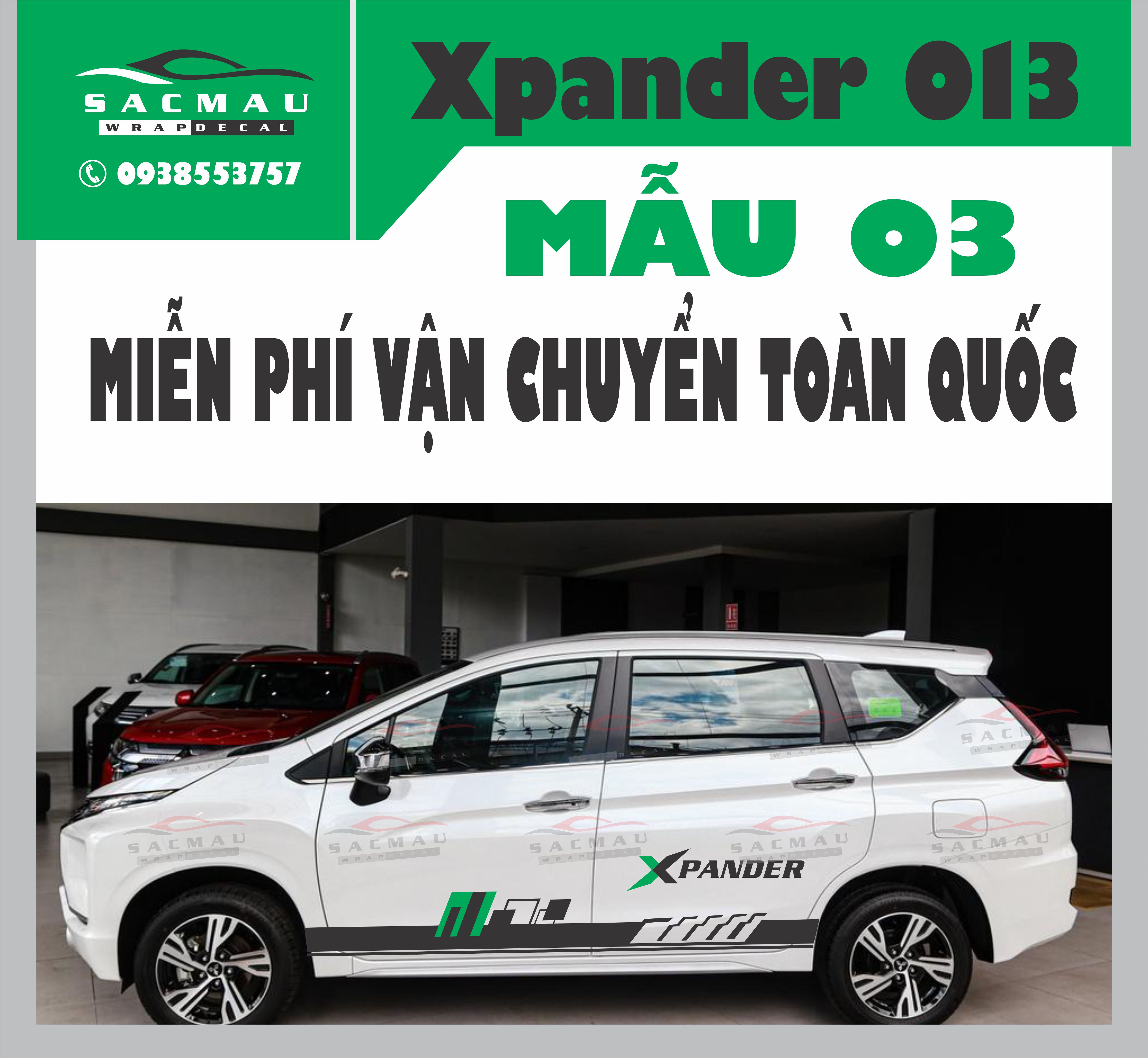 Tem dán ô tô xpander