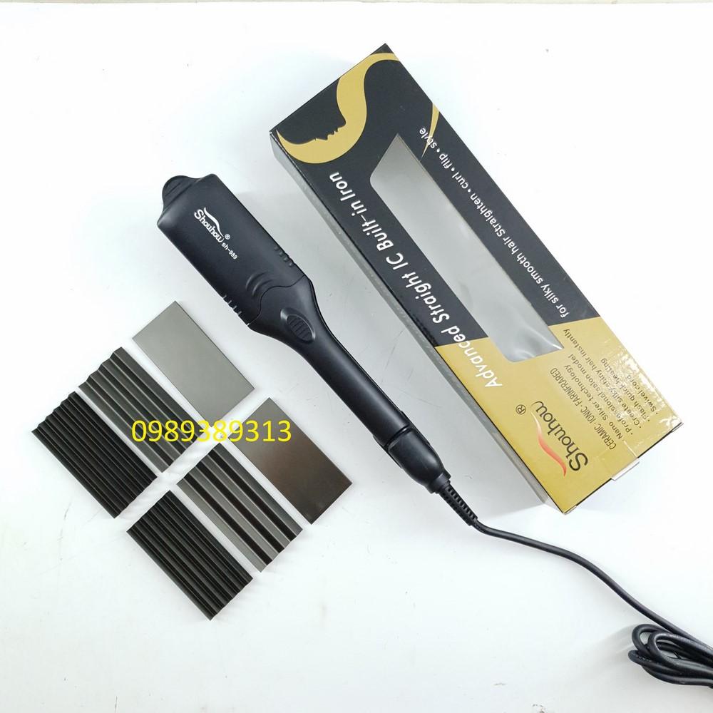Máy làm tóc thay bản dập xù - duỗi tóc Shouhow sh-989