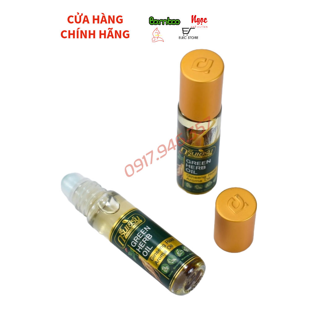 Dầu Sâm Green Oil Herb 8ml Thái Lan