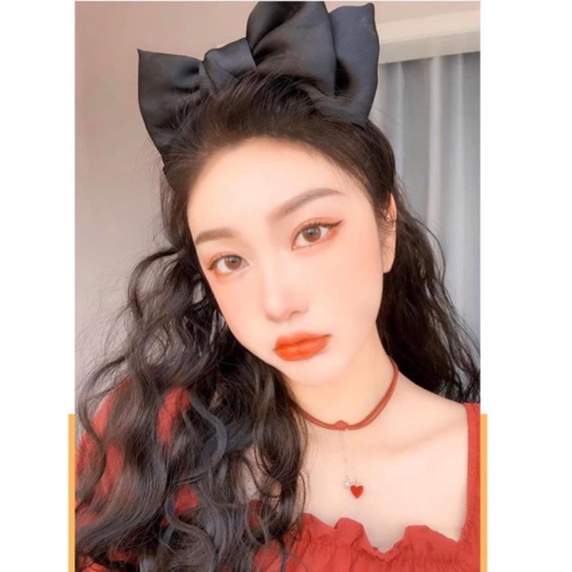 Tóc xù kẹp nơ❤️freship 50❤️ tóc cột xù kẹp nơ cao cấp