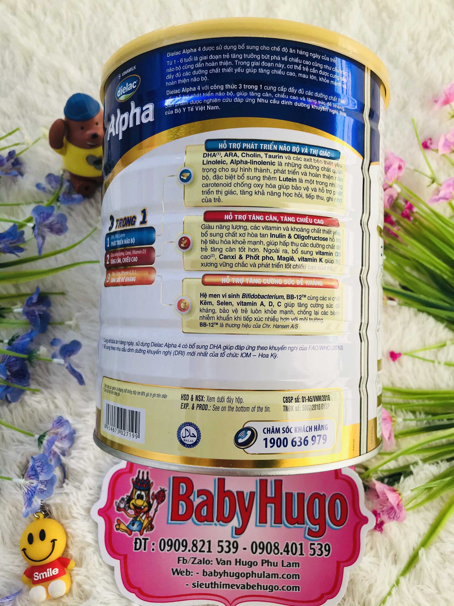 [DATE MỚI] Sữa Dielac Alpha Step 4 - 900g/1.5KG ( 2- 6 tuổi )