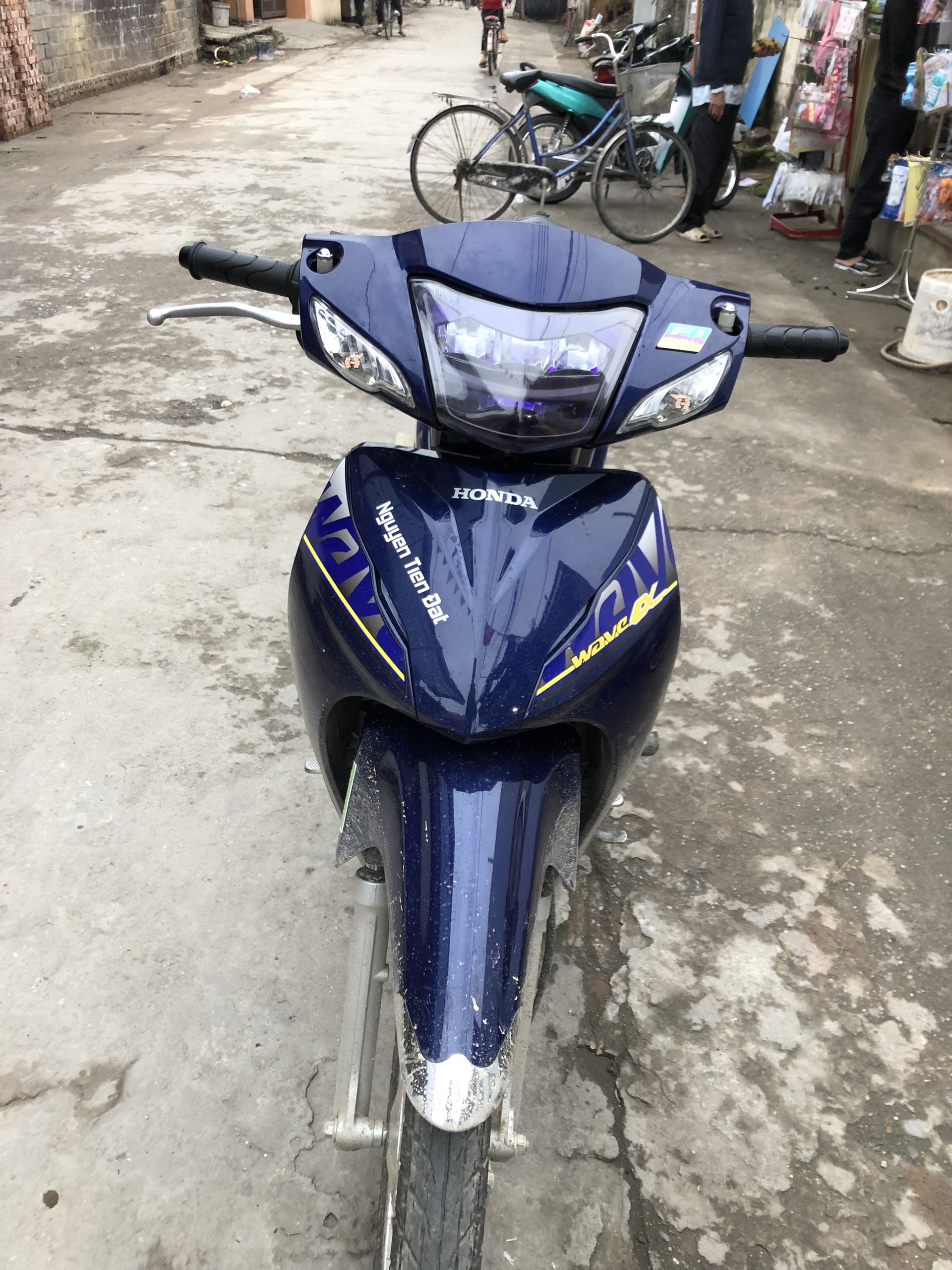 Tem Rời [ Ghép Crom ] Mẫu mới Dán Cho Xe Wave anlpa 110