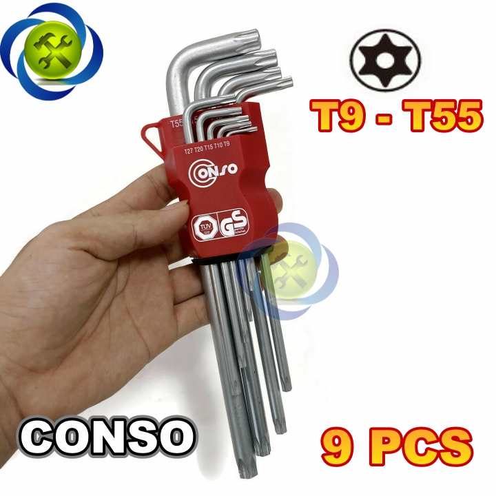 [HCM]Bộ lục giác sao có lỗ Conso WTMD0309 9 cây T9-T55