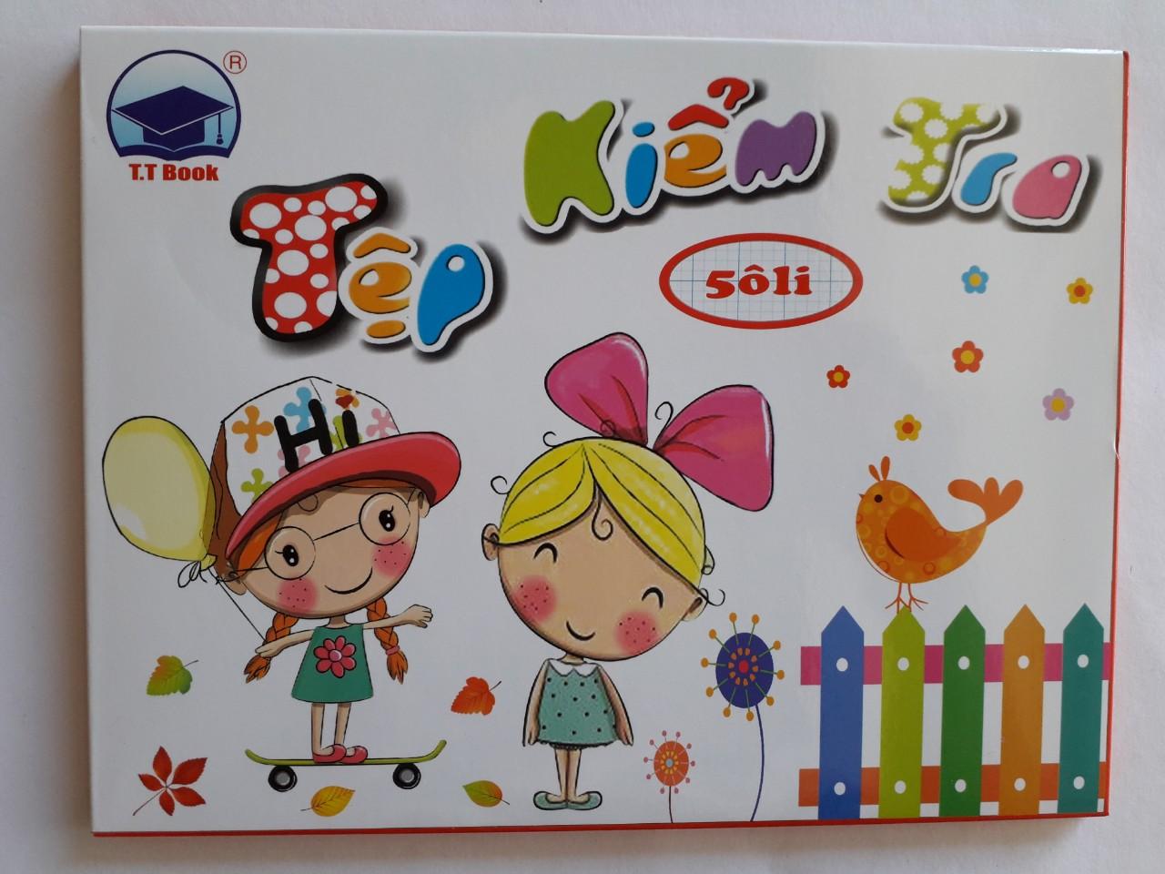 Combo 2 Xấp giấy kiểm tra 5 ô ly