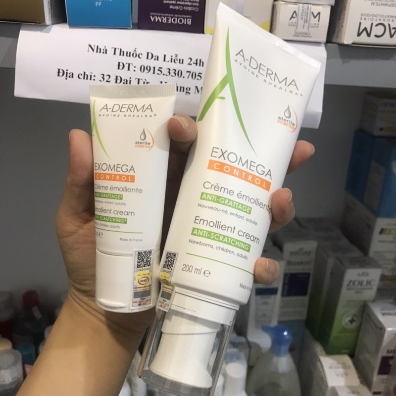 Kem dưỡng Aderma exomega control cream A-derma