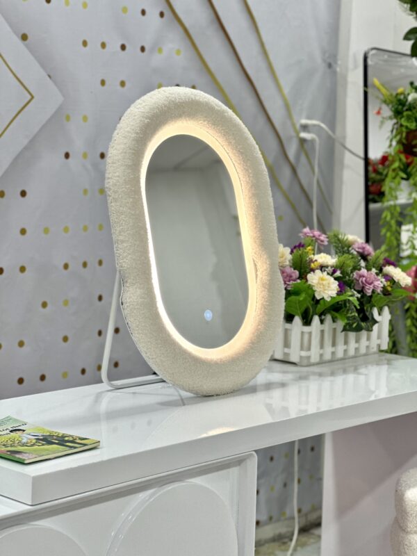 Gương trang điểm tròn có đèn led 50cm