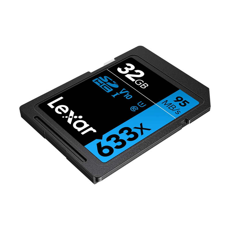 Thẻ nhớ máy ảnh SDHC Lexar 633x 32GB U1 V10 đọc 90MB/s ghi 45MB/s (xanh) nhất tín computer