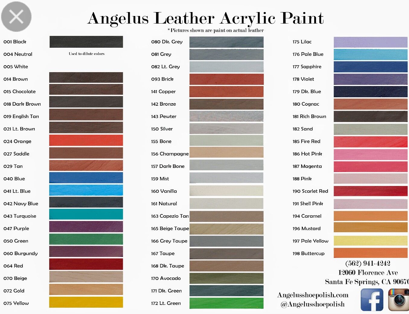[HCM]Thuốc nhuộm lên da Angelus Leather Dye – 90ml (3Oz)