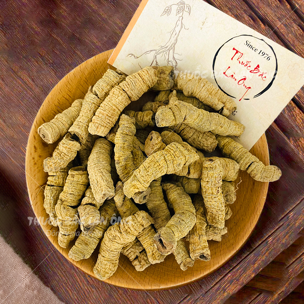 Ba kích tím khô 100g, đã tách lõi, hàng sạch, thơm - Thuốc Bắc Lãn Ông