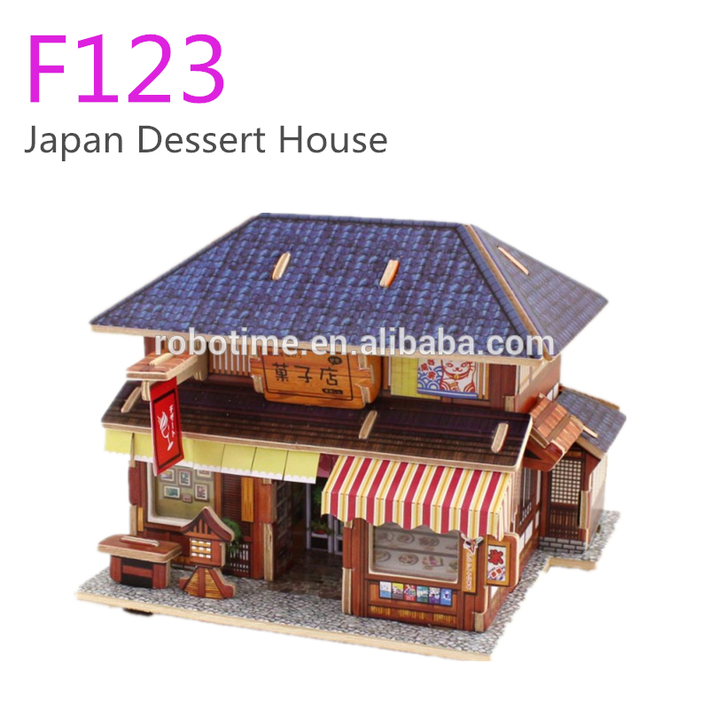 Mô hình gỗ Robotime - Kiến trúc nhà nước Nhật - Có 4 mẫu lựa chọn