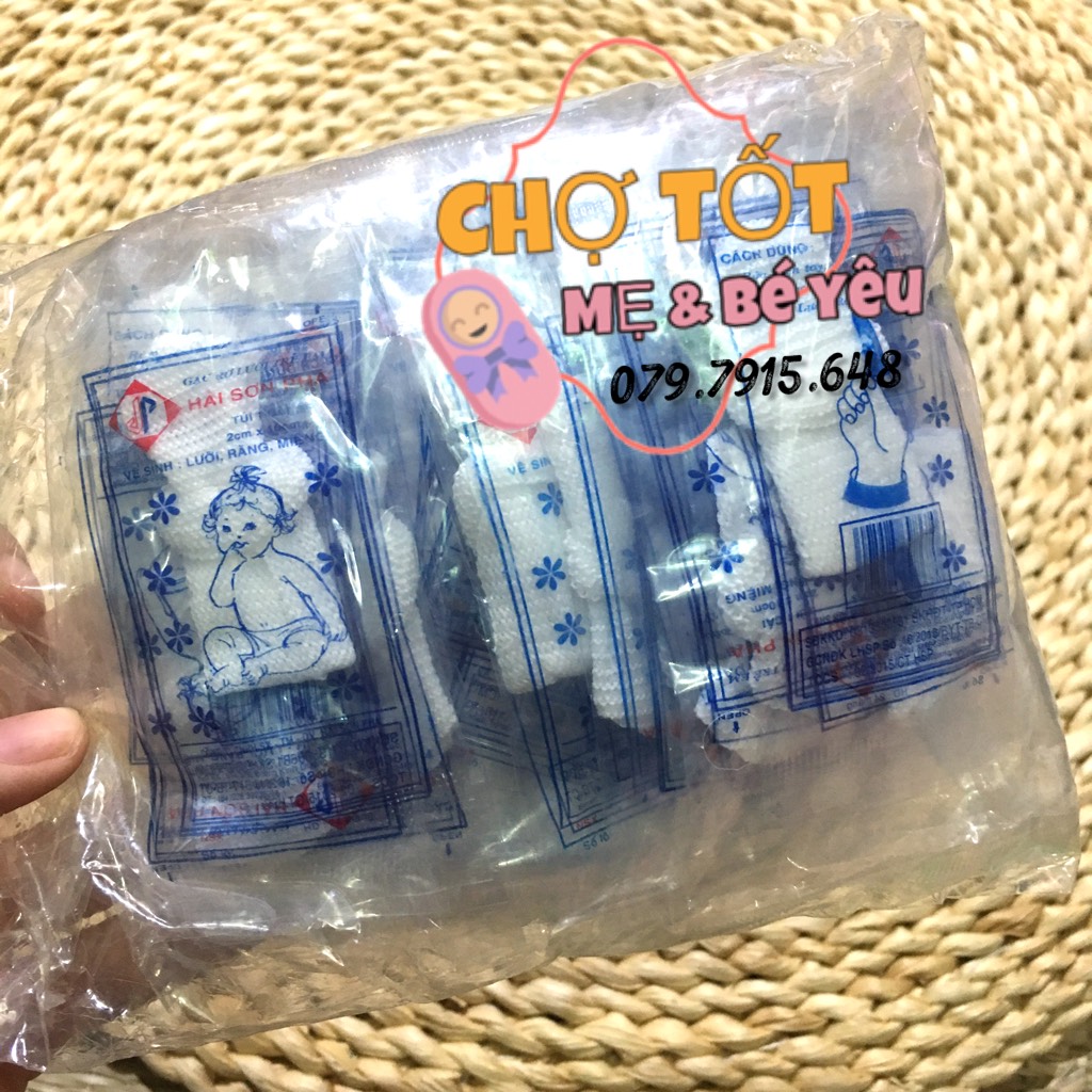 GÓI 50 GẠC RƠ LƯỠI HẢI SƠN PHA CHO BÉ (rơ lưỡi cho bé an toàn)