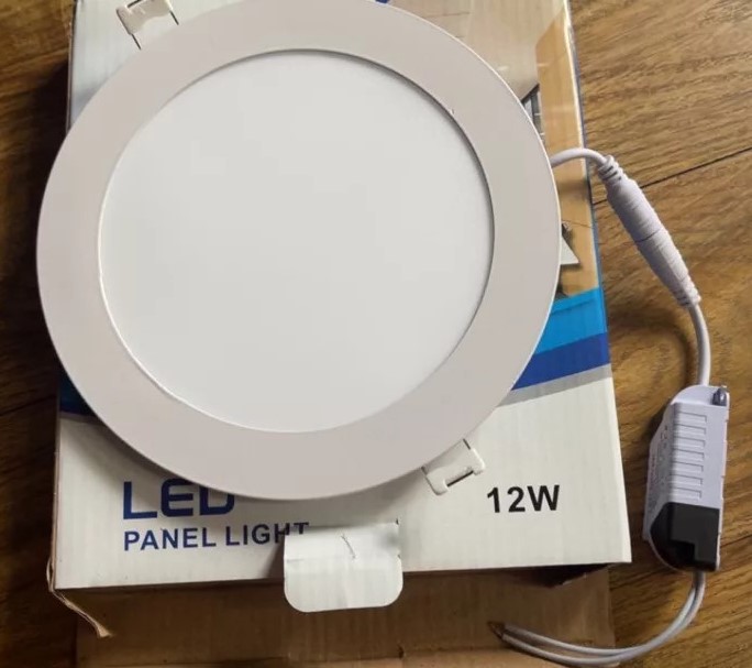 Đèn led âm trần 6w 9w 12w siêu mỏng - bảo hành 12 tháng