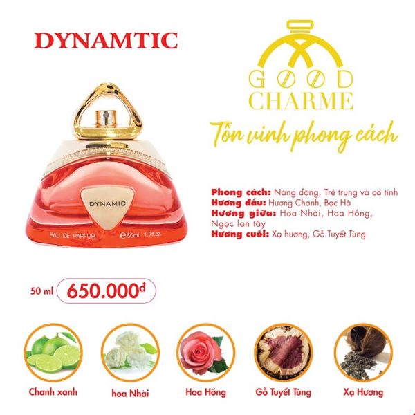 Nước hoa Dynamic, Clever, Gentle, Romantic 50ml