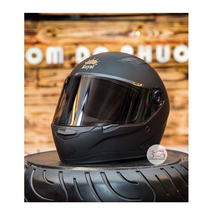 Mũ Bảo Hiểm Fullface ROYAL M136 (kính khói )/Bảo Hành 12 Tháng