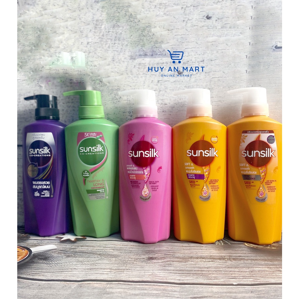 Combo cặp dầu gội -dầu xả Sunsilk Thái Lan 400ml