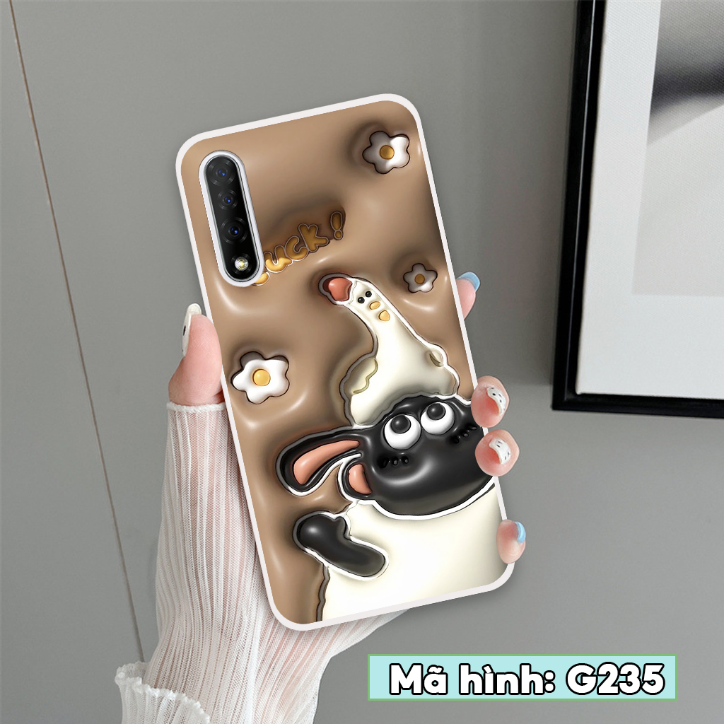 Ốp lưng Vsmart Live, ốp điện thoại vsmart, vinsmart hình gấu 3D dễ thương, thời trang