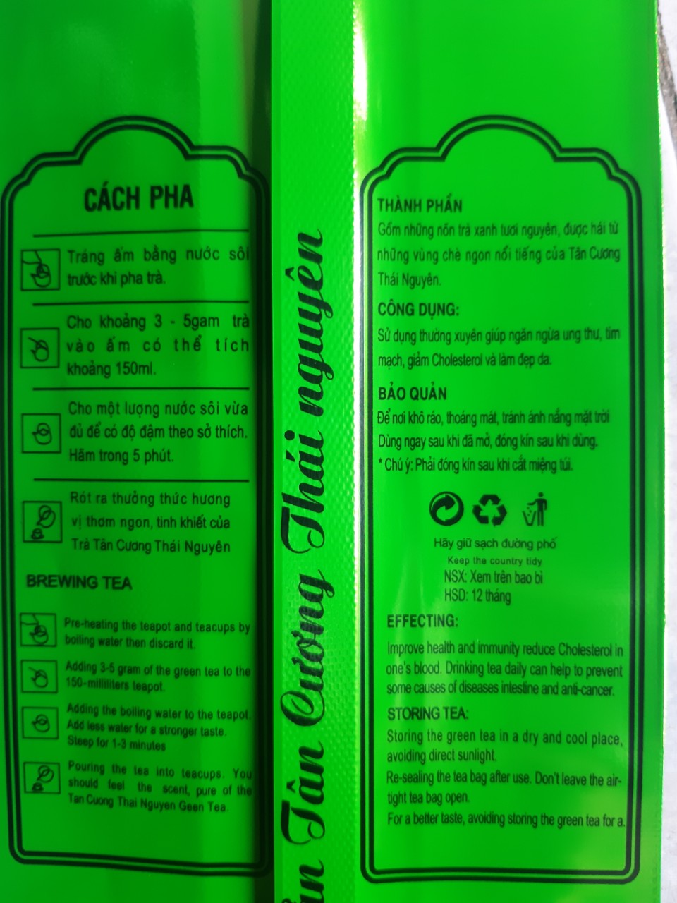 chè đặc sản tân cương thái nguyên