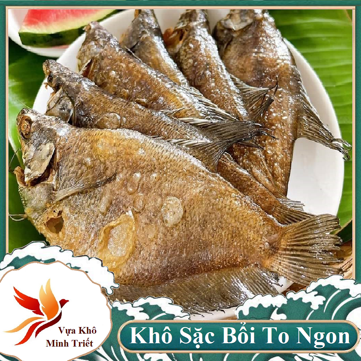 1 KG KHÔ CÁ SẠC LOẠI NGON CÀ MAU-thịt cá chắc hơn và không bị bủng- Vựa Khô Minh Triết