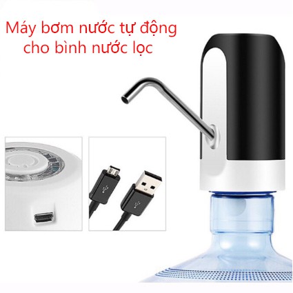 Máy Bơm Hút Nước Mini Tự Động Từ Bình Hiện Đại Thiết Bị Rót Nước Uống Tự Động Sạc USB - Máy Bơm Chai Nước Cầm Tay, Bình Rót Nước Điện Cỡ Nhỏ Tiện Dụng Cho Gia Đình.