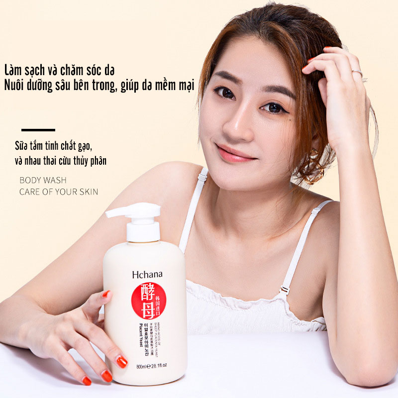 Combo Sữa rửa mặt và sữa tắm amin nhau thai cừu 165ml + 800ml