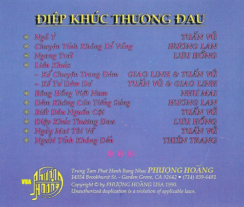 Set of 6 Cds of Tuan Vu Music 11 (Japanese Disc)