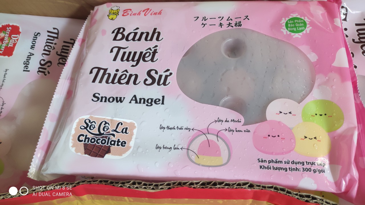 [HCM - chỉ ship kênh giao 2H]  Bánh Tuyết Thiên Sứ vị Socola (chỉ giao HCM)