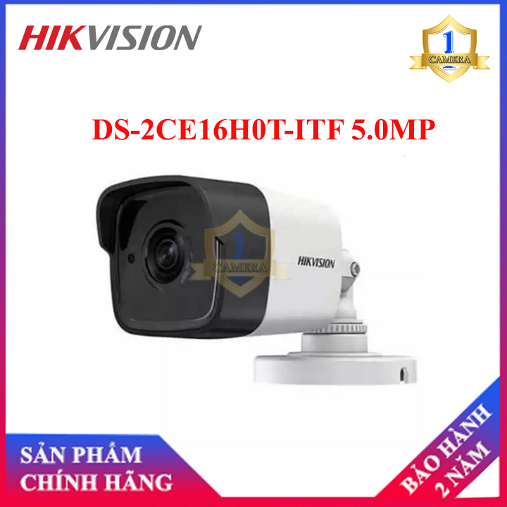 Camera hd-tvi hikvision ds-2ce16h0t-itf 5.0mp