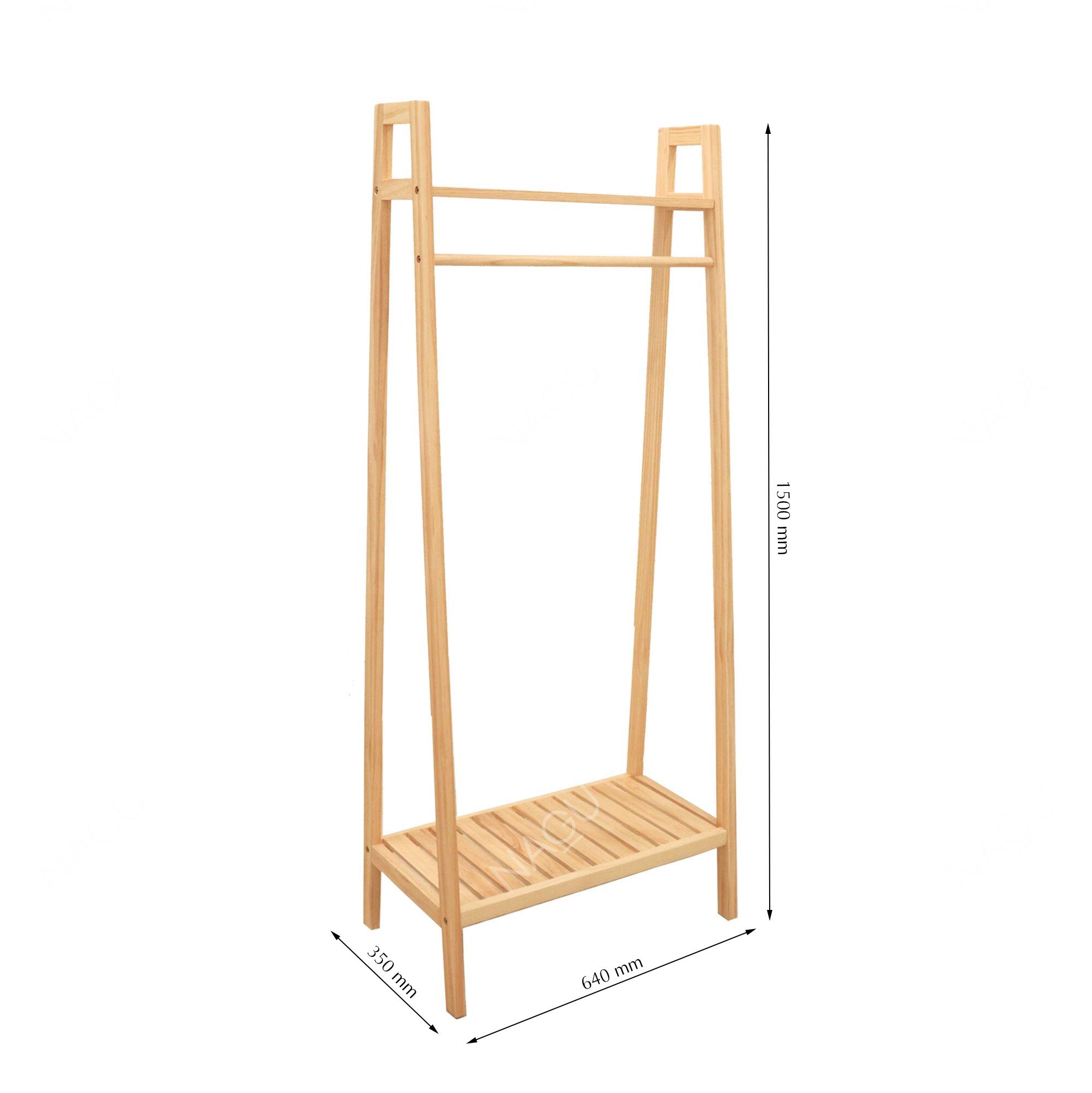 NAGU Kệ Gỗ Treo Đồ Hình Thang 2F ( Ladder Hanger 2F )