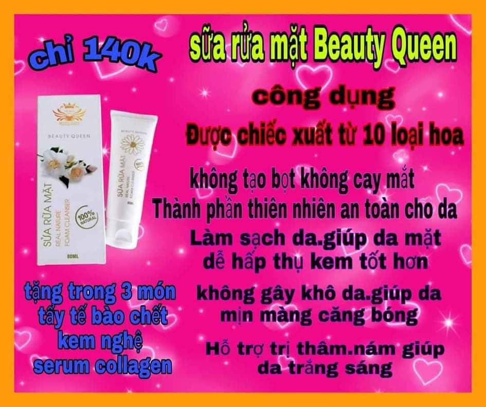 Combo sữa rửa mặt hoa lài+ super collgen