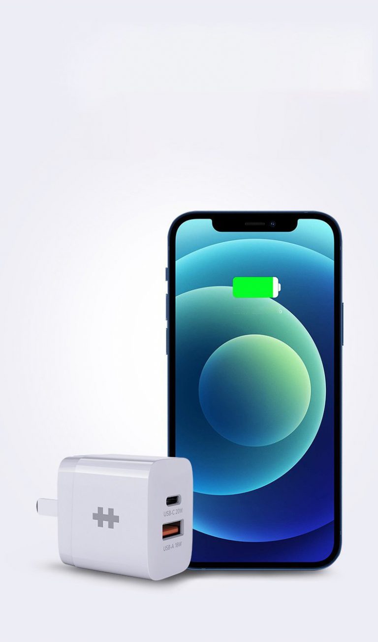 Sạc 2 cổng HyperJuice 20W Charger Small Size - chính hãng