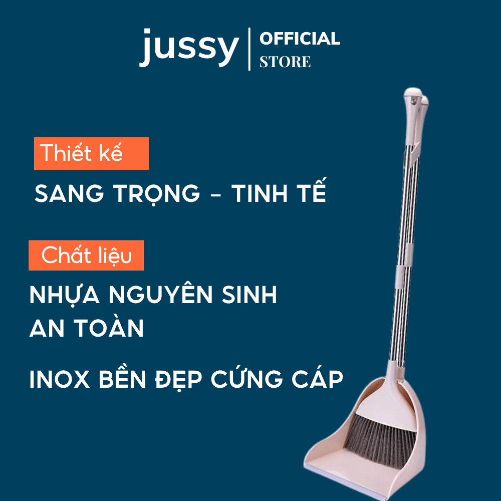 Bộ Chổi & Ky Cao Inochi ( Có Chổi Kèm Ky )
