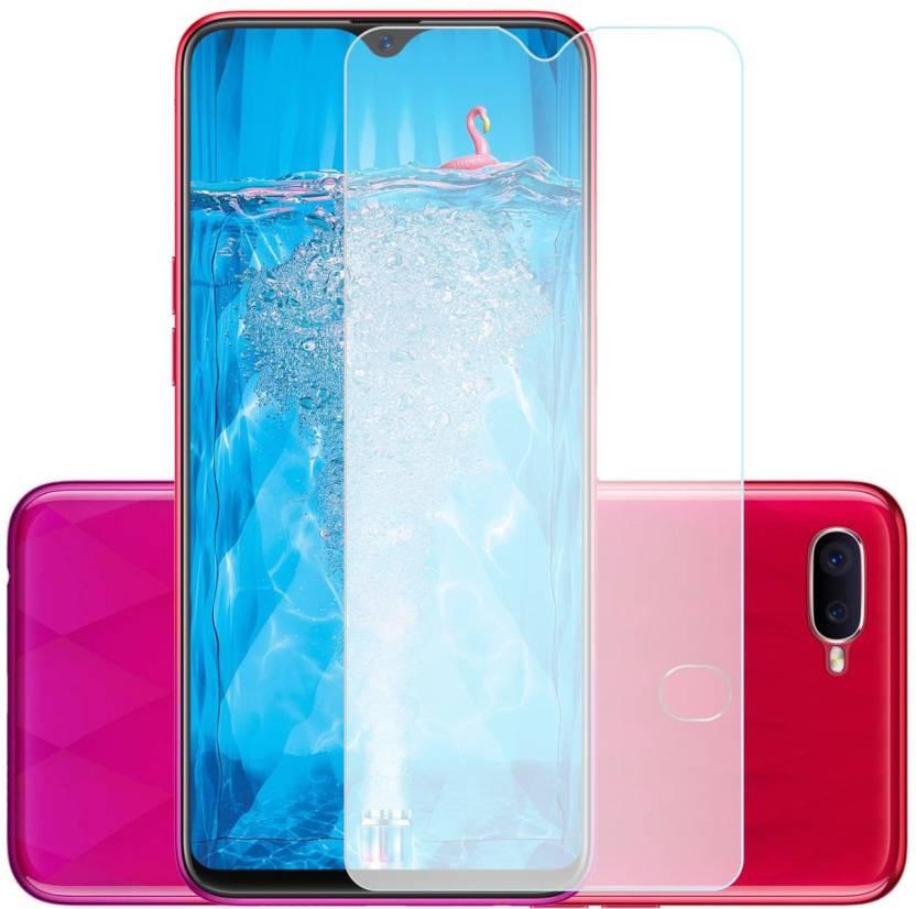 Kính cường lực trong suốt cho Oppo A7 (Kèm miếng lau)