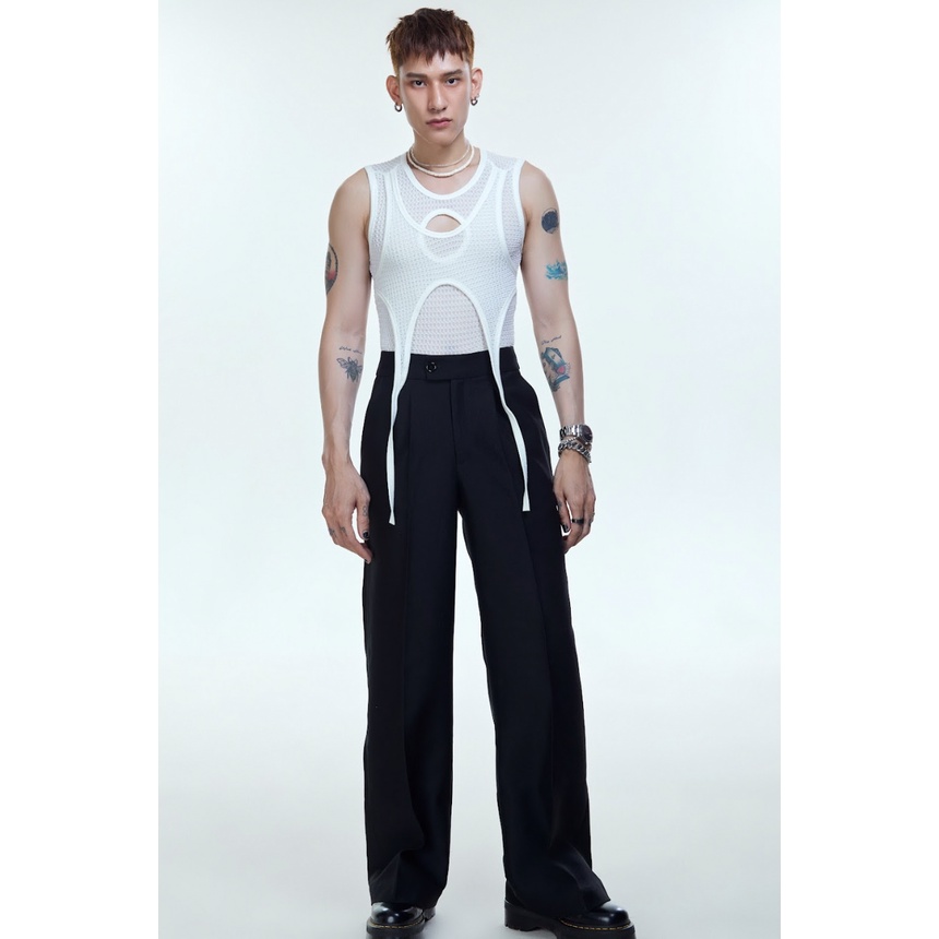Áo thun tank top tròn Cao Stu